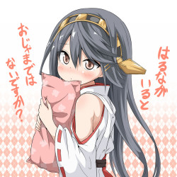 haruna (kantai collection) drawn by ukami - Danbooru