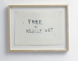  TRACEY EMINFree + Really Wet, 1997monoprint 