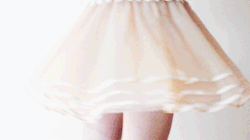 chickabiddy:  chickabiddy: Tiered Mini Skirt (Apricot) from LookBookStore