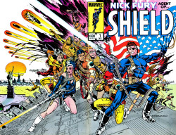 comicbookcovers:  Nick Fury, Agent of SHIELD #1, December 1983,
