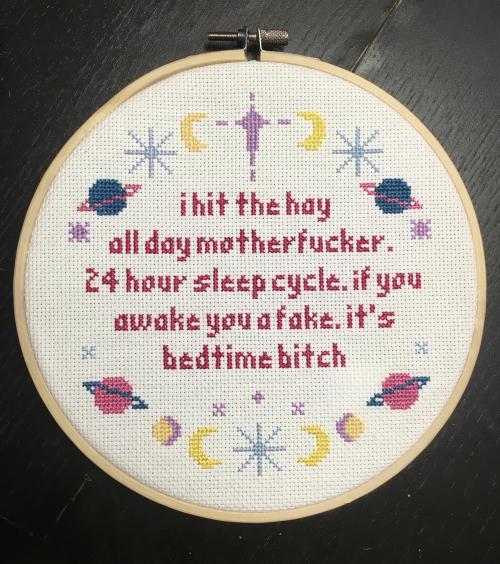 crossstitchworld:I decided to immortalize my favorite tweet by