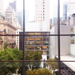 poutful:  MoMA garden view wow! (©) 