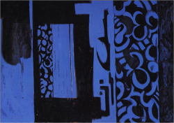 thunderstruck9: Lee Krasner (American, 1908-1984), Blue and Black,