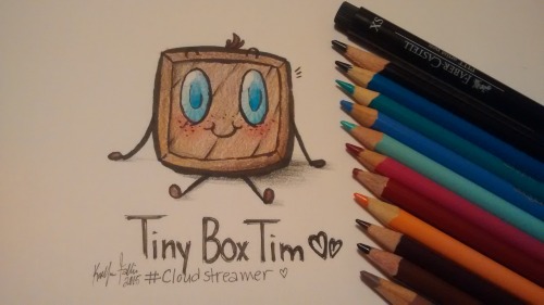 cloudstreamer:  Rachel shined light on the fact that I haven’t drawn Tiny Box Tim yet! D:   Fixed that owo;