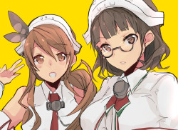 littorio and roma (kantai collection) drawn by r left - Danbooru