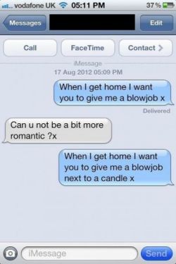 lmao   Candles ARE romantic.  He’s not wrong.