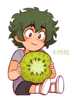 ikimaru: this started as a coconut head joke but I ended up doing