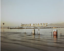 mpdrolet:  Submerged gas pumps, Salton Sea, 1983 Richard Misrach