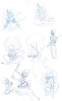princesssilverglow:  Sketches!!! I was finally able to scan them!