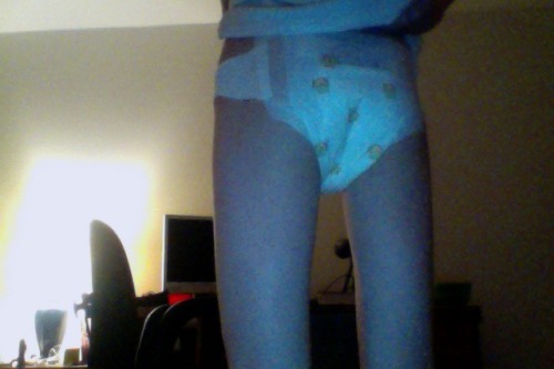 tbdlonthedl:  My last baby diaper :( Sorry for bad quality my beautiful followers