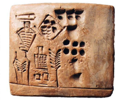 archaicwonder: Sumerian Beer Production Tablet, Sumer,  Uruk