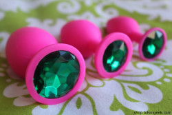 bdsmgeekshop:  bdsmgeekshop:  Silicone Princess Plug - Green