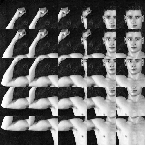 beyond-the-pale: Edouard Taufenbach  - Paul, collage of 25 silver