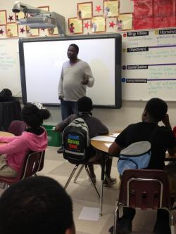 Trap God. Career Day. Crawford Long Middle School. Atlanta, GA.