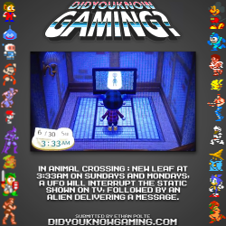 didyouknowgaming:  Animal Crossing: New Leaf. http://www.vgfacts.com/trivia/3417/