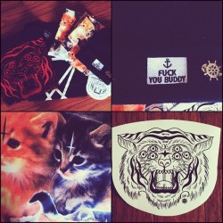 Ahh!! Another gift today from @abandonshipapparel those kitten