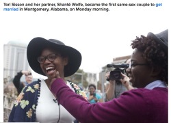buzzfeedlgbt:The Love Story Behind Alabama’s First Legally