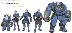 art-roly: lil Overwatch concept, the Omnic Crisis strike team