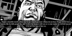 twdamc-confessions:  “  Negan is horrible terrify villain but