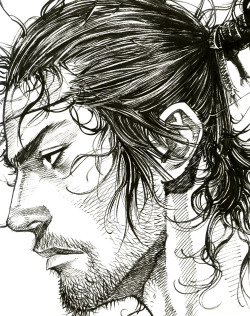 woundeddog:  From Inoue Takehiko’s art book Sumi and Water