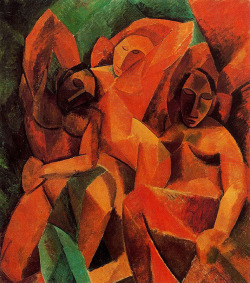 pablopicasso-art:    Three women, 1908 Pablo Picasso 