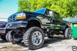 chevroletlife:  6.7 cummins swapped obs f250 at Powerstroke Specialist.
