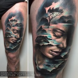 tattoosnob:  Mother Nature tattoo by @charlyhuurman at @utopiantattootribe