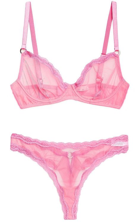 martysimone:Fleur du Mal | Sheer Tulle Demi Bra + Sheer Tulle