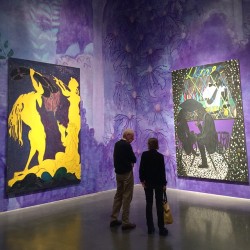 hragv:  Inside the Chris Ofili show at the @newmuseum (at New