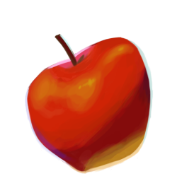 I’m high and my boyfriend got me to draw the apple from Breath