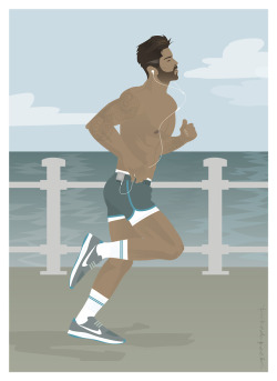 pickedapeck:  morning run