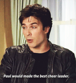  In real life, who will be perfect to be cheer leaders? — Ian
