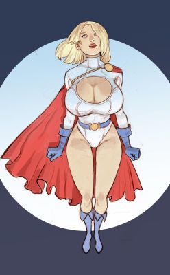 bobjackets:  Power girl art by Jurion Joel