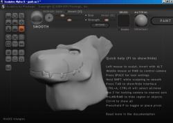 First time trying 3-D Modeling, using the program “Sculptris”