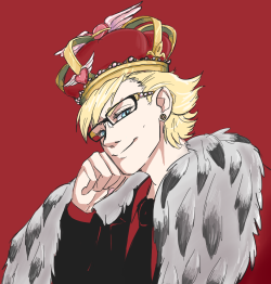 confabulatorycrown:  :  basedtrip asked:    could you draw king