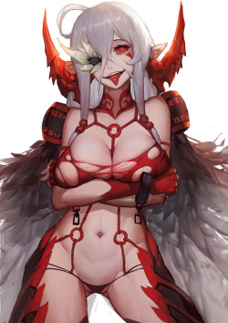 caskitsune:  Lust | gods※Permission was granted by the artist