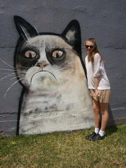 me + grumpy cat <3