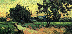 goodreadss:Landscape with the Chateau of Auvers at Sunset, vincent