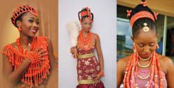 beautiesofafrique:  African brides 1. Edo 2. Akan 3.  Amazigh