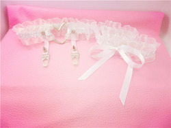 meowneko:Soft Sister Lace Love Rivet Garters: Use code MEOWNEKO