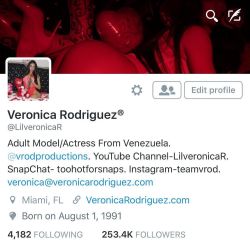 I post nudes on #Twitter- LilveronicaR by teamvrod