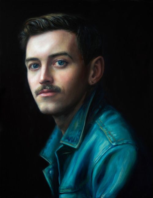 grundoonmgnx: TM Davy, Liam, 2017  Oil on canvas, 45,7 x 35,6