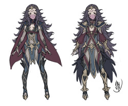 jaeon009:  Nyx and Odin in my redesigned versions of FE fates