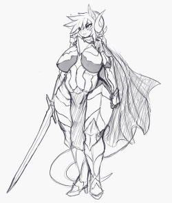 zekelativity:Madelyn the behemoth mom in some armor! Madelyn “Mad”