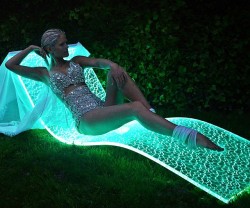 awesomeshityoucanbuy:  LED Lounge ChairSpice up your dull yard’s