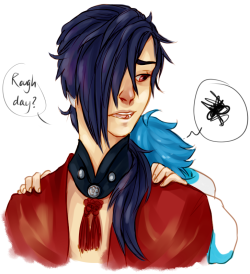 daledraws:  somebody asked me to draw aoba and koujaku like 5000