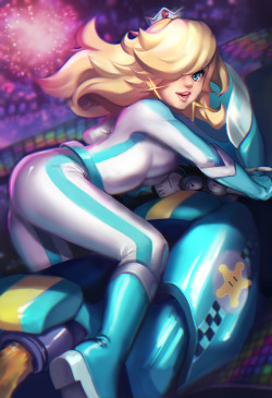 grimphantom:  rafanas:  Mario Kart 8 - Rosalina by lucidsky 