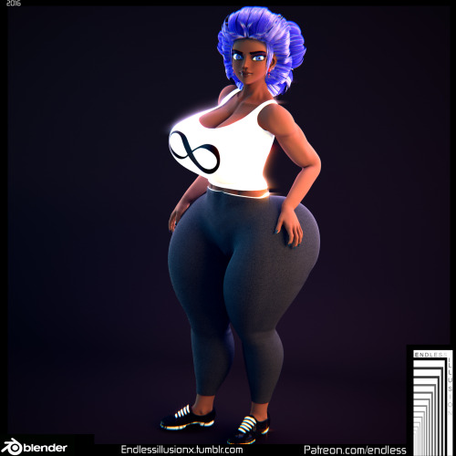 endlessillusionx:  My First Official NSFW O.C All porn fanart is green lit for this character Go Crazy.  Model Download Link Blender rig only for now.  Maya is giving me problems will release her soon in that along with her weapons and witch clothes.