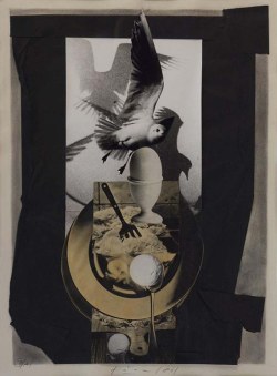 surrealist-phantoms:Libor Fára, Black Sunday #9.A, 1981