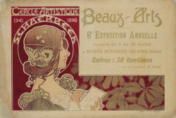  Poster design by Henri Privat-Livemont for the 6th annual exhibiton